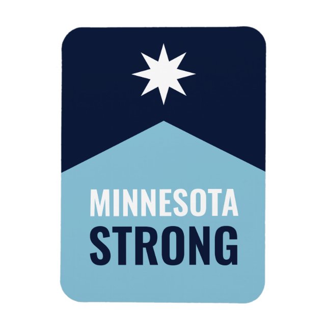 Magnet Flexible Drapeau de l'État rebelle du Minnesota (Vertical)