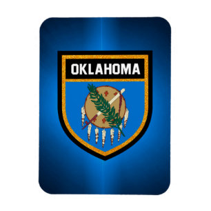Magnet Flexible Drapeau de l'Oklahoma