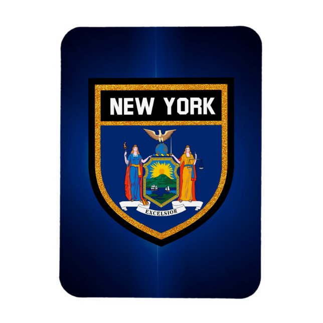 Magnet Flexible Drapeau de New York (Vertical)