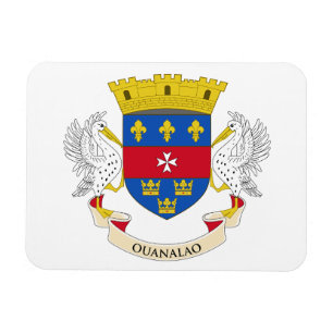 Magnet Flexible Drapeau de Saint-Barthélemy