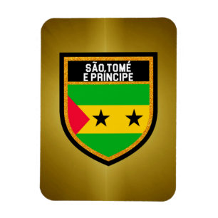 Magnet Flexible Drapeau de São Tomé e Príncipe