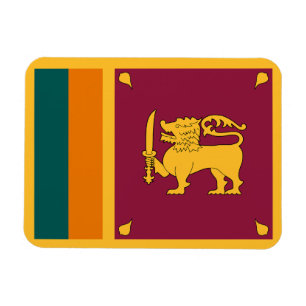 Magnet Flexible Drapeau de Sri Lanka