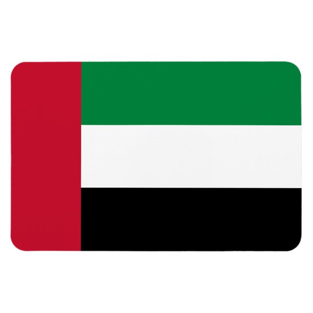 Magnet Flexible Drapeau des Émirats arabes unis (Horizontal)