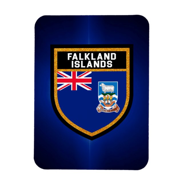 Magnet Flexible Drapeau des îles Falkland (Vertical)