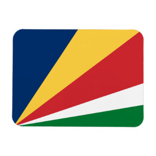 Magnet Flexible Drapeau des Seychelles