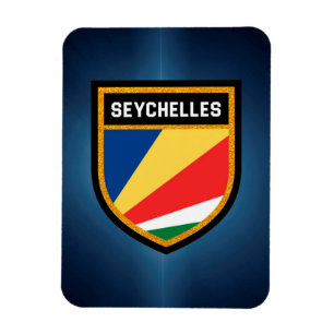 Magnet Flexible Drapeau des Seychelles