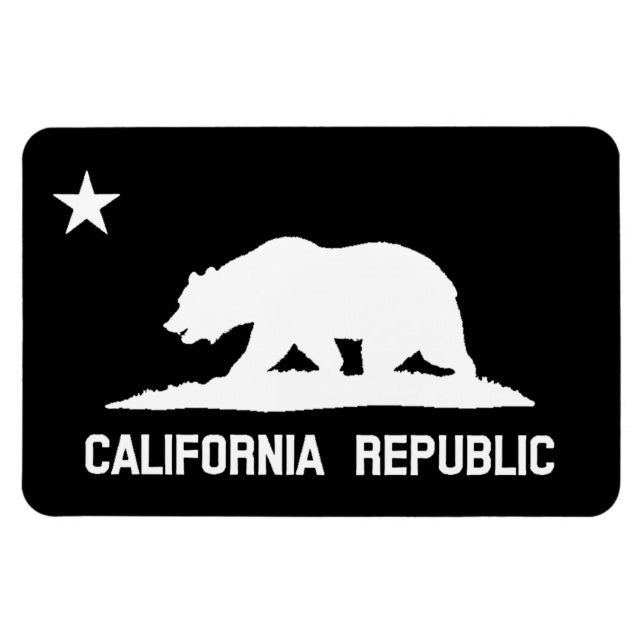 Magnet Flexible Drapeau d'État de la République de Californie Magn (Horizontal)