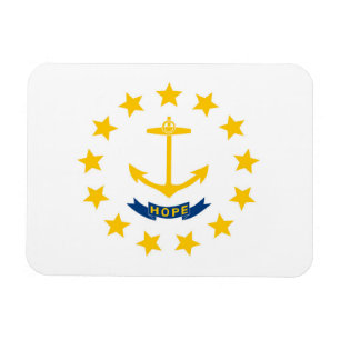 Magnet Flexible Drapeau d'Etat de Rhode Island, États-Unis