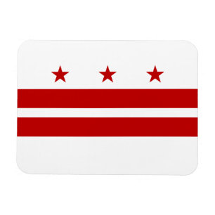 Magnet Flexible Drapeau d'État de Washington DC