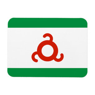 Magnet Flexible Drapeau d'Ingushetia