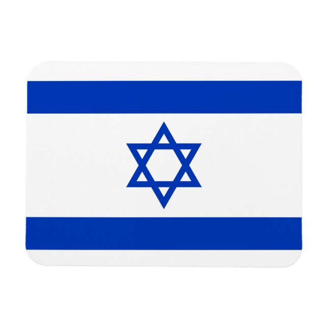 Magnet Flexible Drapeau d'Israël (Horizontal)
