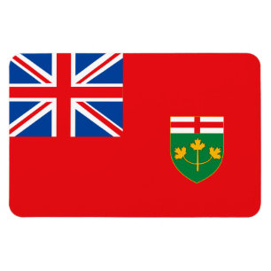 Magnet Flexible Drapeau d'ONTARIO