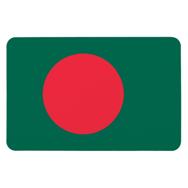Magnet Flexible Drapeau du Bangladesh (Horizontal)