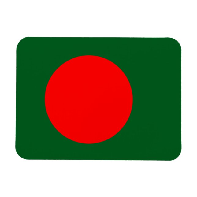 Magnet Flexible Drapeau du Bangladesh (Horizontal)