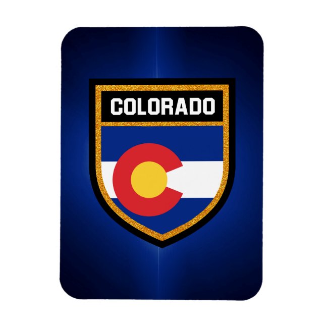 Magnet Flexible Drapeau du Colorado (Vertical)