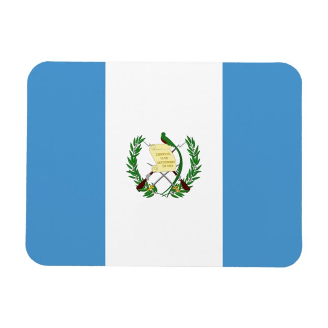 Magnet Flexible Drapeau du Guatemala (Horizontal)