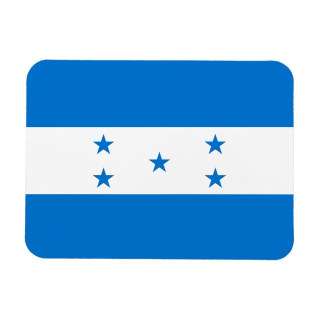 Magnet Flexible Drapeau du Honduras (Horizontal)