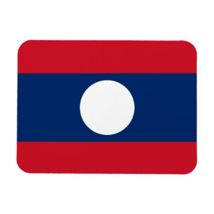 Magnet Flexible Drapeau du Laos