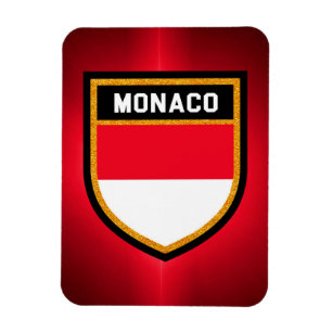 Magnet Flexible Drapeau du Monaco