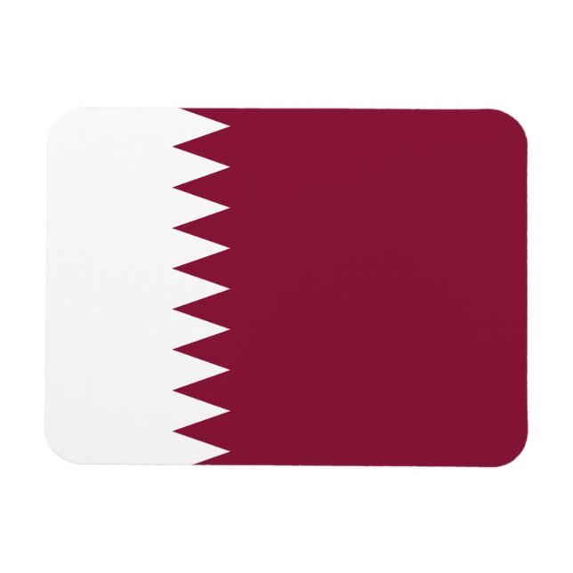 Magnet Flexible Drapeau du Qatar (Horizontal)