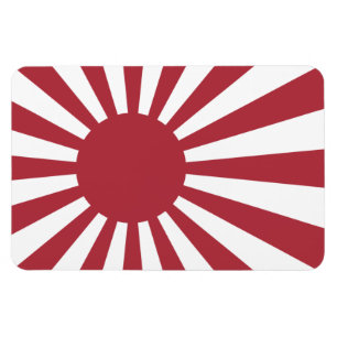 Magnet Flexible Drapeau du soleil levant impérial du Japon, Edo à