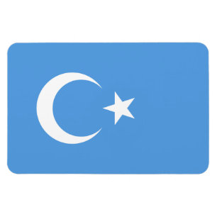 Magnet Flexible Drapeau du Turkestan oriental Ouyghur