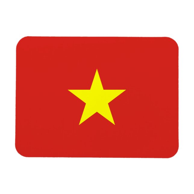 Magnet Flexible Drapeau du Vietnam (Horizontal)