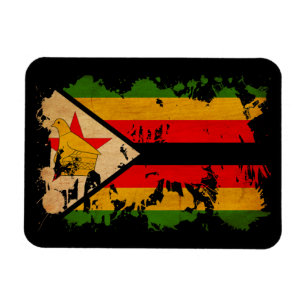 Magnet Flexible Drapeau du Zimbabwe