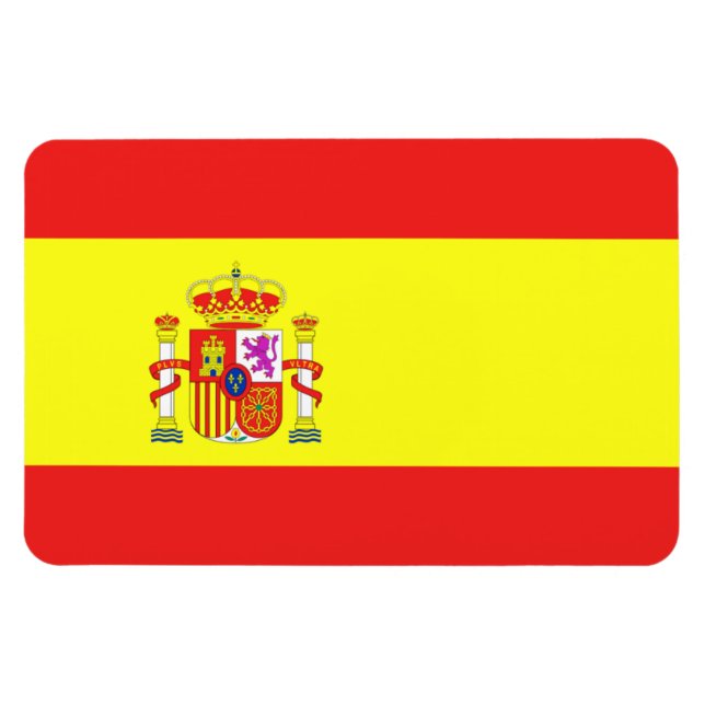 Magnet Flexible Drapeau Espagne (Horizontal)