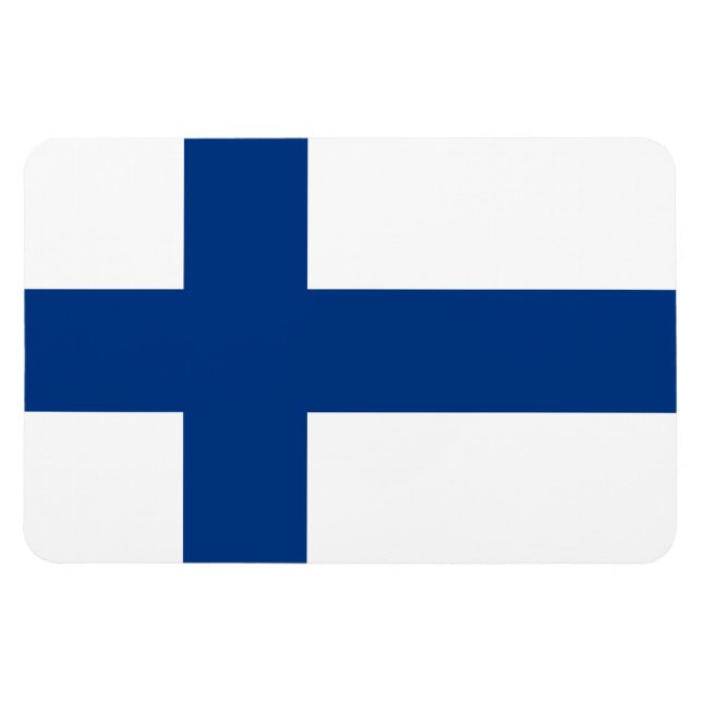 Magnet Flexible Drapeau Finlande (Horizontal)