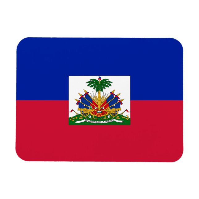 Magnet Flexible Drapeau Haïti (Horizontal)