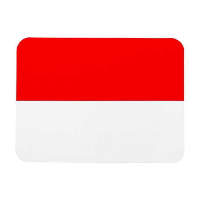 Magnet Flexible Drapeau Indonésie (Horizontal)