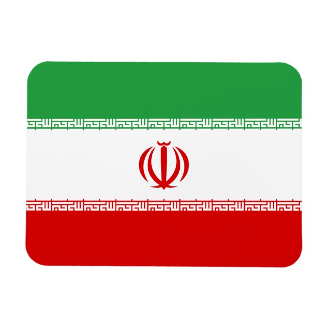 Magnet Flexible Drapeau Iran (Horizontal)