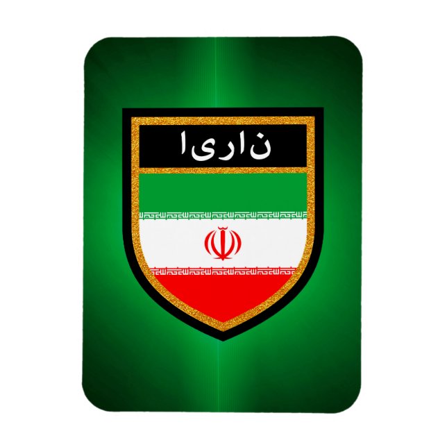 Magnet Flexible Drapeau Iran (Vertical)