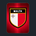 Magnet Flexible Drapeau Malte<br><div class="desc">Drapeau Malte</div>