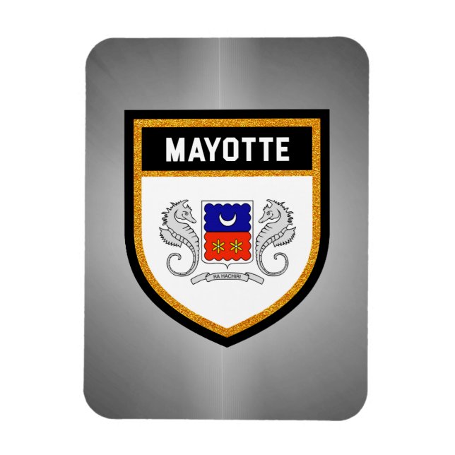 Magnet Flexible Drapeau Mayotte (Vertical)