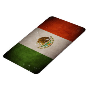 Magnet Flexible Drapeau mexicain cool Grunge Mexique