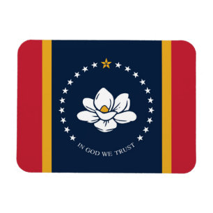 Magnet Flexible Drapeau Mississippi 2020 Nouveau