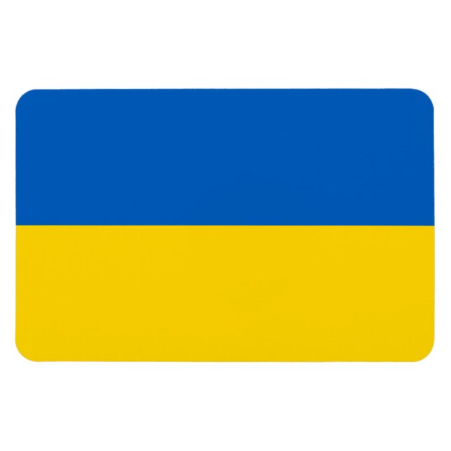 Magnet Flexible Drapeau national de l'Ukraine (Horizontal)