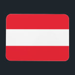 Magnet Flexible Drapeau patriotique autrichien<br><div class="desc">Le drapeau national de l'Autriche.</div>
