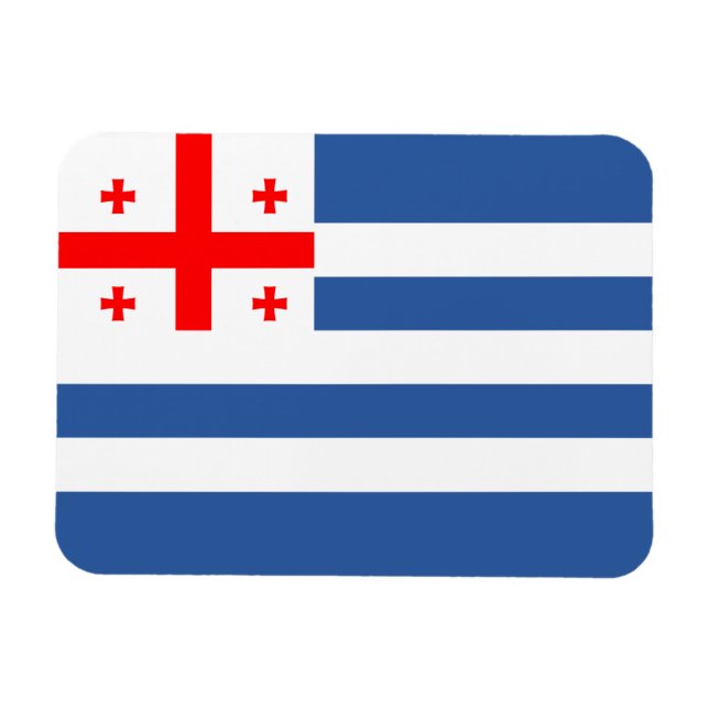 Magnet Flexible Drapeau patriotique d'Adjara (Horizontal)