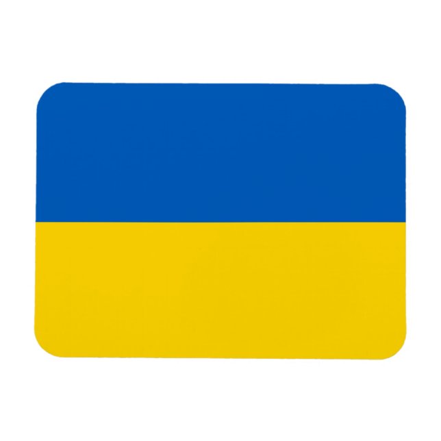 Magnet Flexible Drapeau patriotique ukrainien (Horizontal)