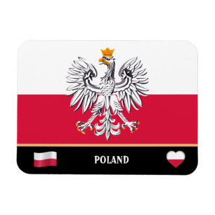 Magnet Flexible Drapeau polonais & Pologne Voyage de pays / Pologn