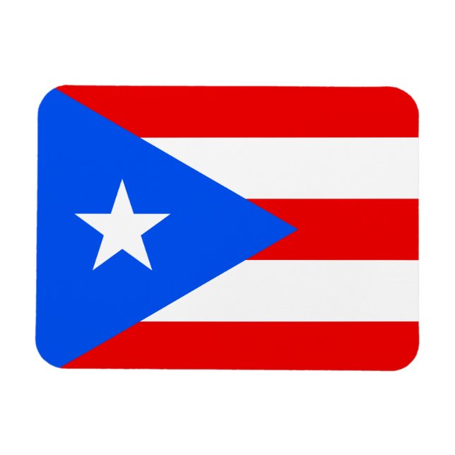 Magnet Flexible Drapeau porto-ricain (Horizontal)