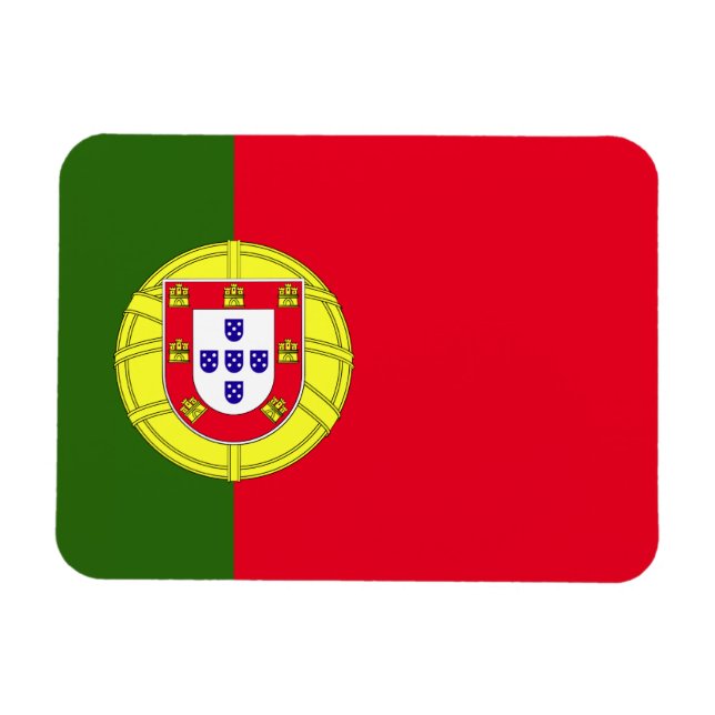 Magnet Flexible Drapeau Portugal (Horizontal)