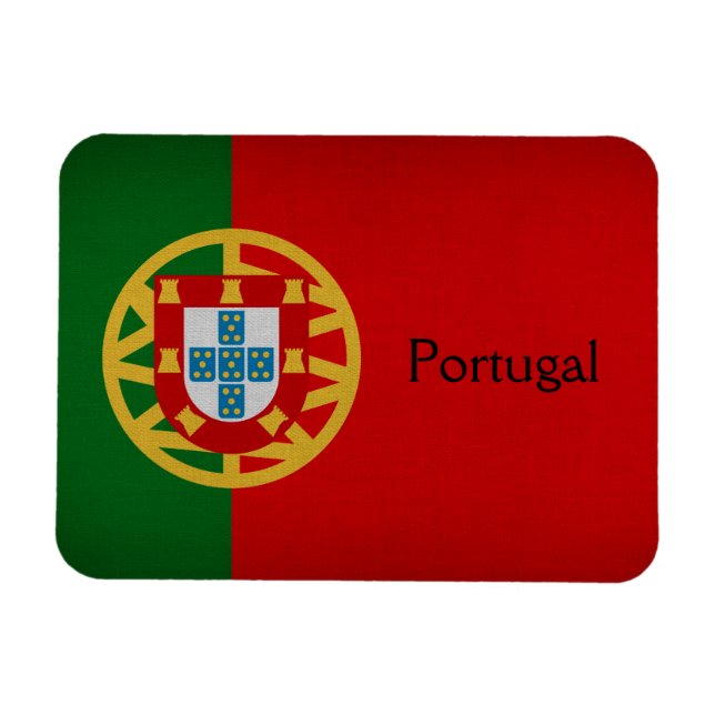 Magnet Flexible Drapeau Portugal (Horizontal)
