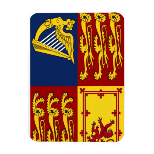 Magnet Flexible Drapeau royal standard du Royaume-Uni
