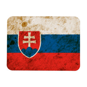 Magnet Flexible Drapeau slovaque rocailleux