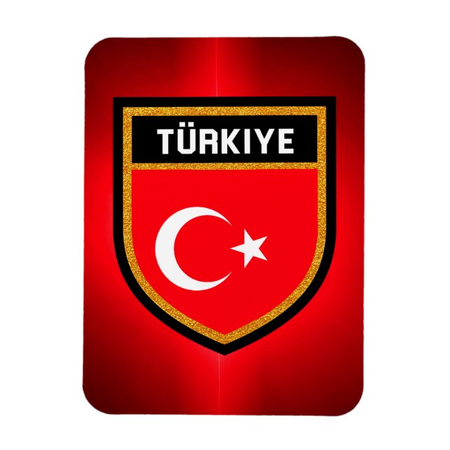 Magnet Flexible Drapeau turc (Vertical)