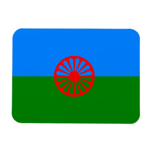 Magnet Flexible Drapeau tzigane romani officiel